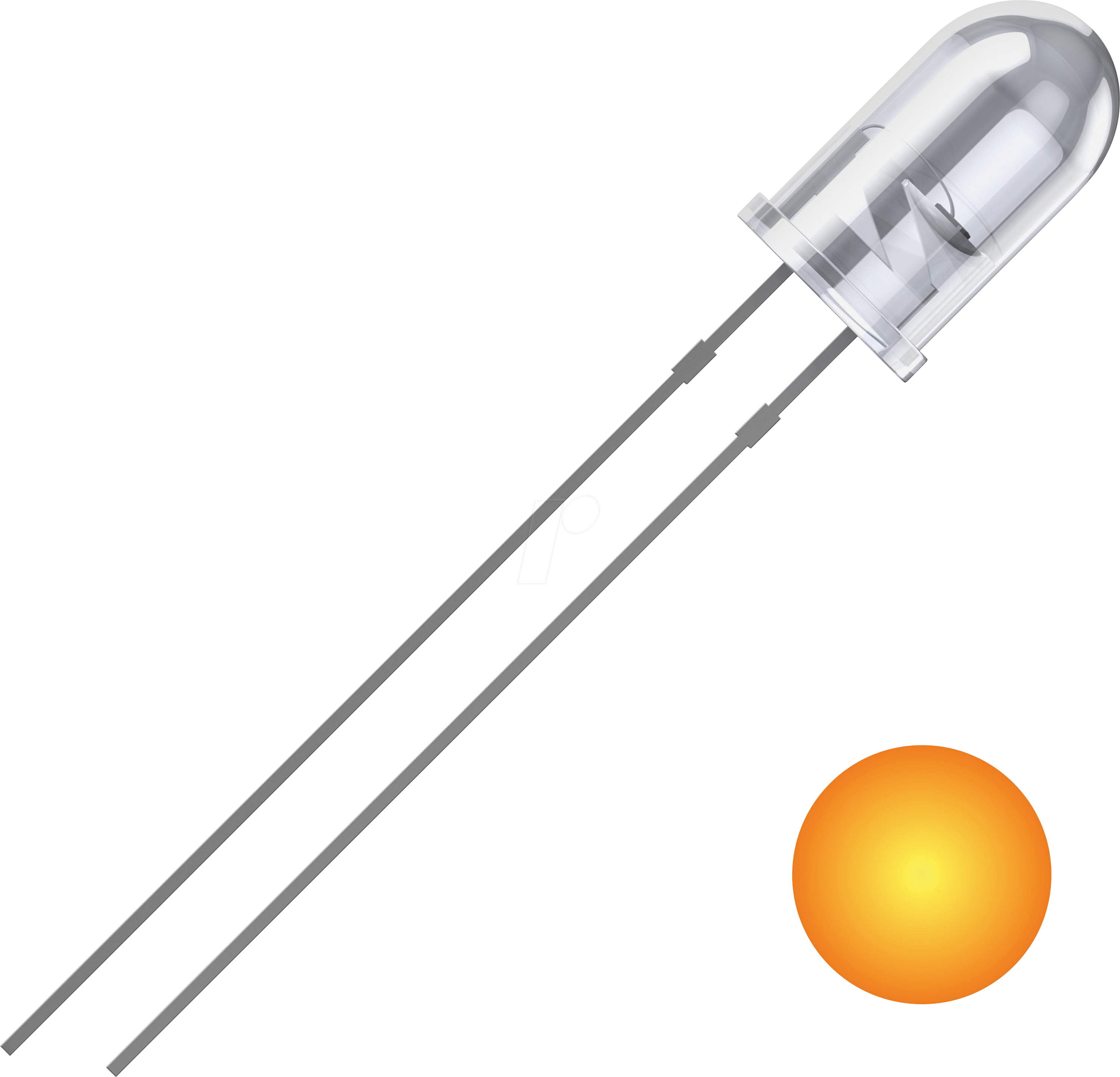 4260732280255 - 2111O179 led bedrahtet Gelb Rund 5 mm 2500 mcd 25 ° 20 mA 2 v - Quadrios