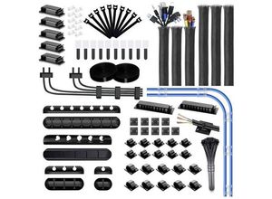 4260732285403 - 23CA257 Kabelhalter-Sortimentsbox 23CA257 Bündel-Ø-Bereich 1 bis 40 mm Schwarz 184 Teile - Quadrios