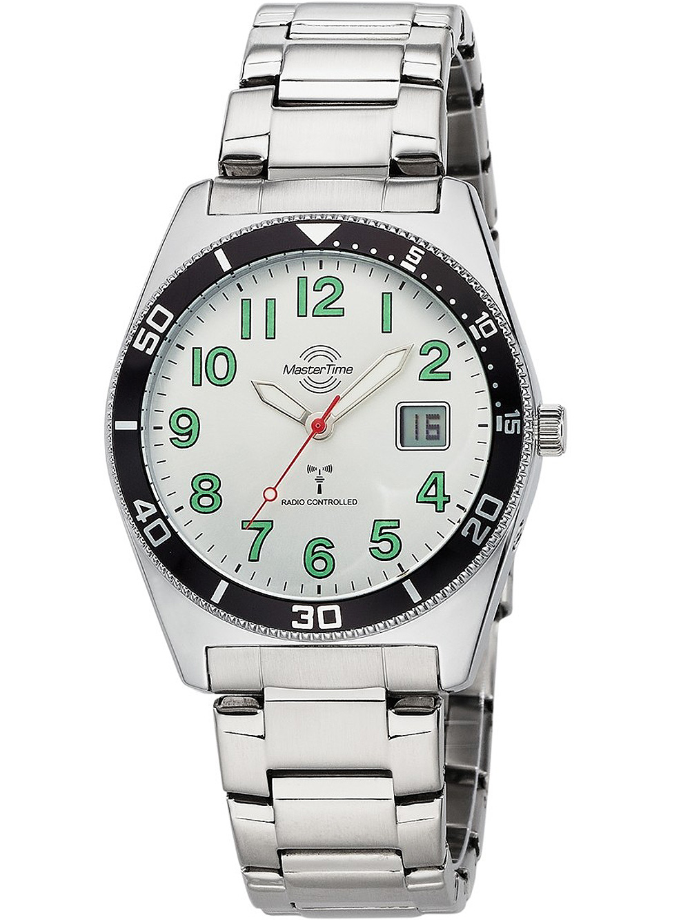 4260736032645 - Funkuhr Super Power Sporty MTGA-10859-41M Armbanduhren silberfarben Herren Quarzuhren Armbanduhr Quarzuhr Herrenuhr Datum Leuchtzeiger