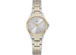 4260736034939 - Quarzuhr TEMPIC Armbanduhren silbergoldfarben Damen Armbanduhr Damenuhr analog Edelstahlarmband