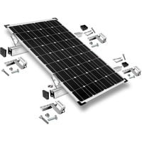 4260737986336 - Befestigungskit mit Dachhaken 3-fach verstellbar (für Dachziegel) für Schrägdachmontage 1 Solarpanel Rahmenhöhe 30mm