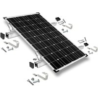 4260737986534 - Befestigungskit mit Biberschwanz Dachhaken für Schrägdachmontage 1 Solarpanel Rahmenhöhe 30mm