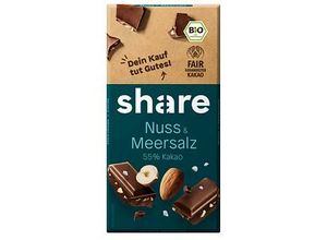 4260739994322 - share Nuss & Meersalz Bio-Schokolade 1000 g