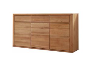 4260740465484 - Sideboard - Kernbuche teilmassiv - 170 cm - KORSIKA - Die Möbelfundgrube