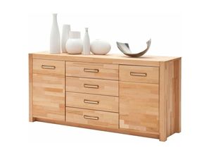 4260740466856 - Sideboard mit 4 Schubladen Kernbuche massiv geölt 163 cm - FENJA - Die Möbelfundgrube