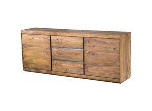 4260740467334 - Sideboard Sheesham massiv gebeizt 187 cm - senso - Die Möbelfundgrube