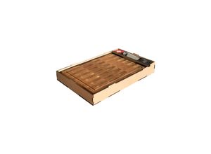 4260750010995 - holz4home® Premium Schneidebrett-Set Stirnholz aus Eiche