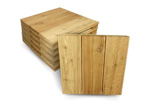 4260750011831 - holz4home® Holz-Fliese Lärche I Ideal für die Terasse oder den Balkon 572 x 572 cm