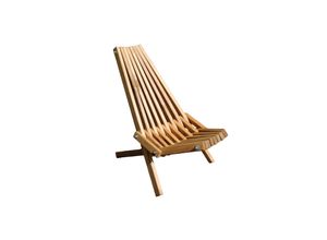 4260750012456 - holz4home® Skandinavische Gartenmöbel aus Kiefer Liegestuhl