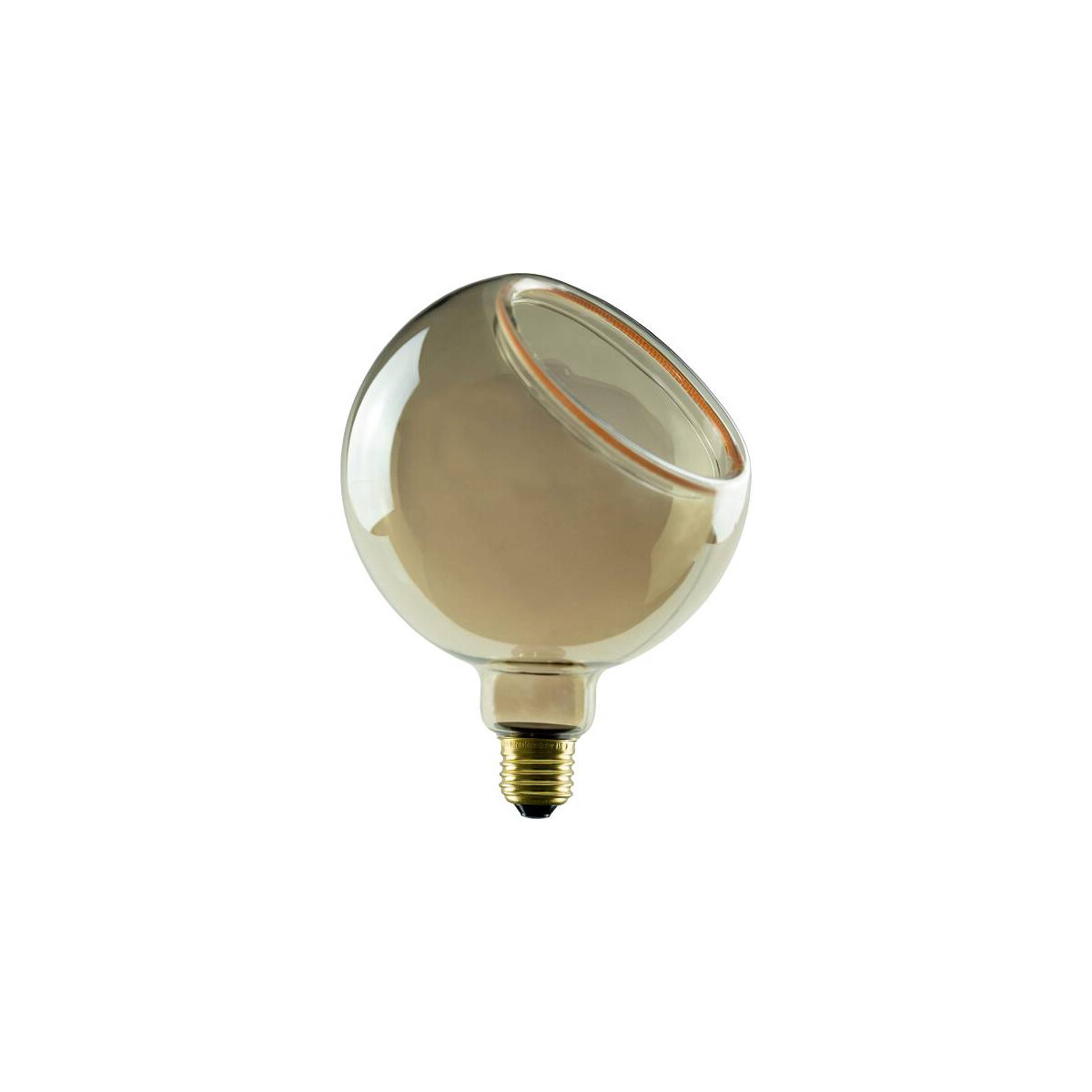 4260751130302 - E27 LED Floating Globe 150 smokey grau - 45° warmweiß