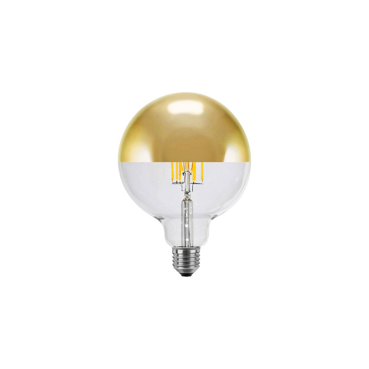 4260751134911 - E27 LED Globe 125 Spiegelkopf Gold warmweiß