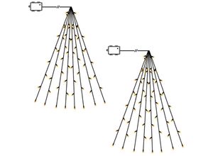 4260751833432 - Star Trading Baummantel Lichterkette Außen Batterie LED Baummantel Lichterkette Baum 2er Set Weihnachtsbaum Lichterkette Tannenbaum Lichterkette Christbaum Lichterkette Batterie betrieben