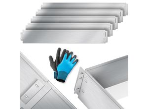 4260751947702 - KESSER® Rasenkante Beeteinfassung Beetumrandung 5m 10m 15m 20m 25m 30m 35m 40m 45m 50m 100x14cm oder 100x18cm Beetbegrenzung Rasenbleche Mähkante Metall Palisade Beet Rasen Inkl Handschuhe 4260751947702 - KESSER® Rasenkante Beeteinfassung Beetumrandung 5m 10m 15m 20m 25m 30m 35m 40m 45m 50m 100x14cm oder 100x18cm Beetbegrenzung Rasenbleche Mähkante Metall Palisade Beet Rasen Inkl Handschuhe