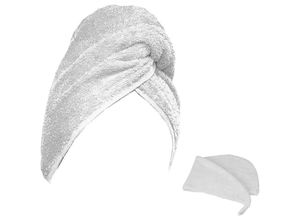 4260752835398 - - Frottee Kopfturban 60x23cm-M590114-Weiß