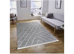 4260754240909 - Teppich Efe - waschbar 1020 grey 80 x 150 cm