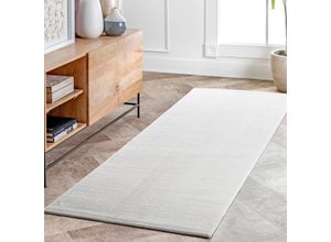 4260754246130 - Teppich SEHRAZAT Lima Teppiche Gr B L 120 cm x 170 cm 10 mm 1 St beige (creme) Esszimmerteppiche Kurzflorteppich mit dezentem Glanz hochwertige Verarbeitung