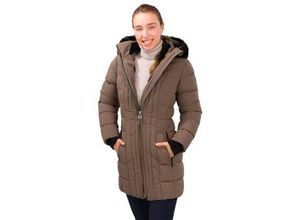 4260754652511 - Damen Winterjacke Amsterdam Größe M   38 Khaki braun 38 - EU