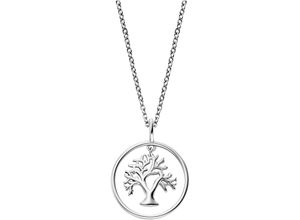 4260756383604 - Kette mit Anhänger ENGELSRUFER Lebensbaum ERN-LILTREE Halsketten Gr Silber 925 (Sterlingsilber) Länge 50 cm Breite 133 mm silberfarben Damen Made in Germany