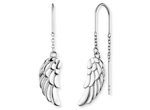 4260756385349 - Paar Ohrhaken ENGELSRUFER Schmuck Geschenk Engelsflügel ERE-FLYWING Ohrringe Gr Silber 925 (Sterlingsilber) silberfarben Damen Ohrhaken Designed in Germany handmade Thailand