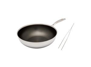 4260759872990 - Henssler Edelstahl Wok inkl Bratpinzette 28 cm