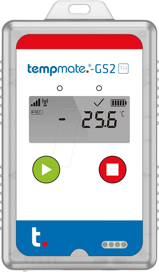 4260761710013 - G2H - Einweg-Datenlogger TEMPMATE®-GS2 TH IP65