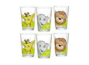 4260762061305 - Kindergläser Dschungeltiere 205 ml 6er Set