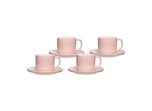 4260762061497 - Kaffeetassen mit Untertassen Jasper 240 ml 4er Set