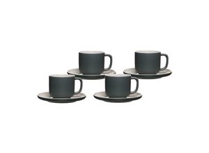 4260762061923 - Kaffeetassen mit Untertassen Jasper 240 ml 4er Set