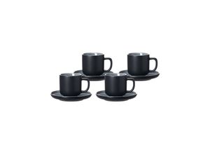 4260762063651 - Espressotassen mit Untertassen Jasper 100 ml 4er Set