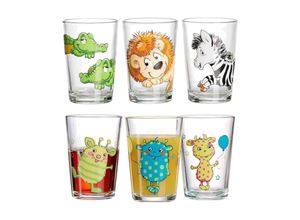 4260762069950 - Kindergläser Happy Zoo Monsterchen 205 ml 6er Set