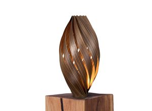 4260763610366 - Gofurnit Ardere Tischlampe Nussbaum Höhe 60 cm