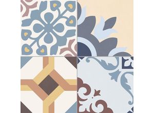4260765650759 - CAVALIER MIX 165 x 165 Feinsteinzeug Wand- und Bodenfliese Keramikfliese Fliese