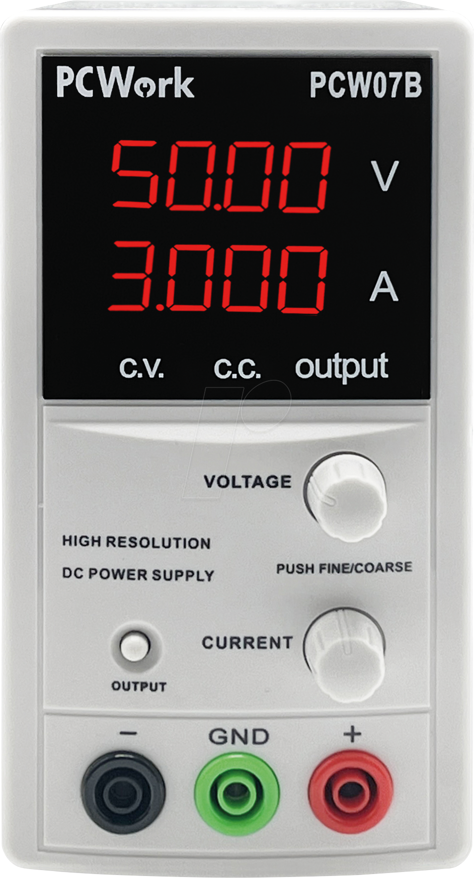 4260766890253 - PCW 07B - Labornetzgerät 0 - 50 V 0 - 3 A analog steuerbar