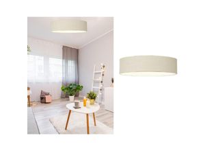 4260768173040 - Smartwares - Runde Deckenleuchte mit led & Lampenschirm aus Rattan ø 40cm