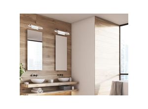 4260768174429 - Leuchten - led Badezimmer Wandleuchte 2er Set in Chrom Breite 40cm - Spiegelleuchte