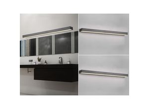 4260768175549 - Leuchten - led Badezimmer Wandleuchten 2er Set Schwarz 90cm - Up-Down Spiegelleuchte