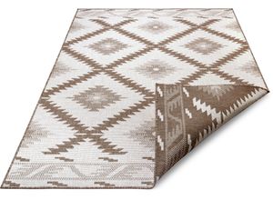 4260770246060 - Teppich Malibu Teppiche Gr B L 200 cm x 290 cm 5 mm 1 St weiß (linen white) Esszimmerteppiche In-& Outdoor Wetterfest Balkon Garten Wohnzimmer Wasserfest