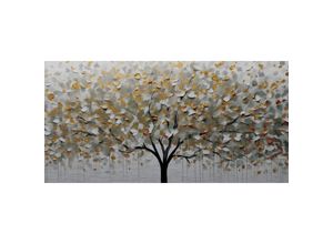 4260770615149 - Aluminiumbild Silver Tree I Mehrfarbig Metall Bäume rechteckig 100x50x2 cm einfache und schnelle Anbringung Bilder und Zubehör 4260770615149 - Aluminiumbild Silver Tree I Mehrfarbig Metall Bäume rechteckig 100x50x2 cm einfache und schnelle Anbringung Bilder und Zubehör