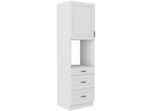 4262354973683 - Küchen Preisbombe - Küchen Backofen Hochschrank 60 Stilo Weiss Küchenzeile Küchenblock + Schubladen