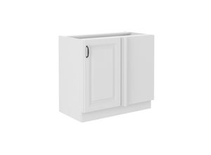 4262354973843 - Eckschrank 105cm Stilo Weiß Küchenzeile Küchenblock Küche Landhaus Einbauküche 4262354973843 - Eckschrank 105cm Stilo Weiß Küchenzeile Küchenblock Küche Landhaus Einbauküche
