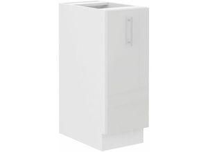 4262354974628 - Küchen Preisbombe - Küche Lara Weiß Hochglanz Unterschrank 30 cm Schrankauszug Küchenschrank 4262354974628 - Küchen Preisbombe - Küche Lara Weiß Hochglanz Unterschrank 30 cm Schrankauszug Küchenschrank