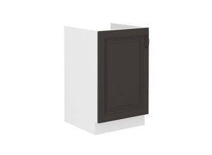 4262354976592 - Spülenschrank 50cm Stilo Grau Küchenzeile Küchenblock Küche Landhaus Einbauküche 4262354976592 - Spülenschrank 50cm Stilo Grau Küchenzeile Küchenblock Küche Landhaus Einbauküche