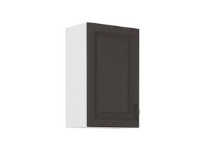 4262354976745 - Hängeschrank 45 cm Stilo Grau Küchenzeile Küchenblock Küche Landhaus Einbauküche