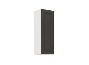 4262354976813 - Hängeschrank 30 cm Stilo Grau Küchenzeile Küchenblock Küche Landhaus Höhe 90 cm