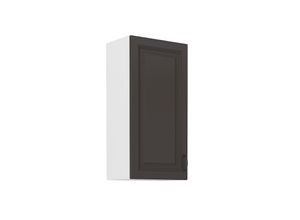 4262354976837 - Hängeschrank 45 cm Stilo Grau Küchenzeile Küchenblock Küche Landhaus Höhe 90 cm