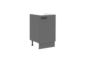 4262354977636 - Küche NESSA Spülenunterschrank 50 Anthrazit Küchenzeile Küchenblock Einbauküche 4262354977636 - Küche NESSA Spülenunterschrank 50 Anthrazit Küchenzeile Küchenblock Einbauküche