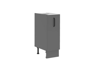 4262354977698 - Küche NESSA Unterschrank 30 cm Anthrazit Schrankauszug Küchenzeile Küchenblock