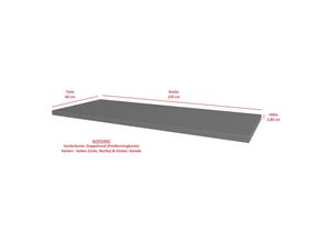 4262354978046 - Arbeitsplatte 150cm 38mm Anthrazit matt Küche Nessa Scandi Old Style Ava-AR Luna 4262354978046 - Arbeitsplatte 150cm 38mm Anthrazit matt Küche Nessa Scandi Old Style Ava-AR Luna
