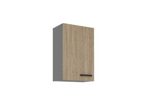 4262354978282 - Küche SCANDI Hängeschrank 45 cm Fischgrät Küchenzeile Küchenblock Einbauküche