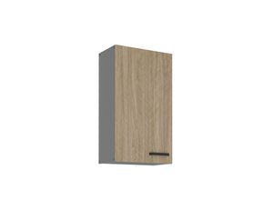 4262354978374 - Küche SCANDI Hängeschrank 50 cm Fischgrät Küchenzeile Küchenblock Einbauküche